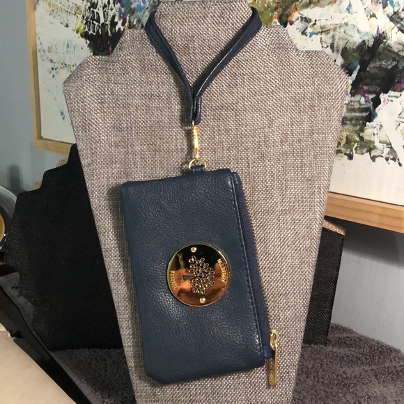 mulberry navy purse